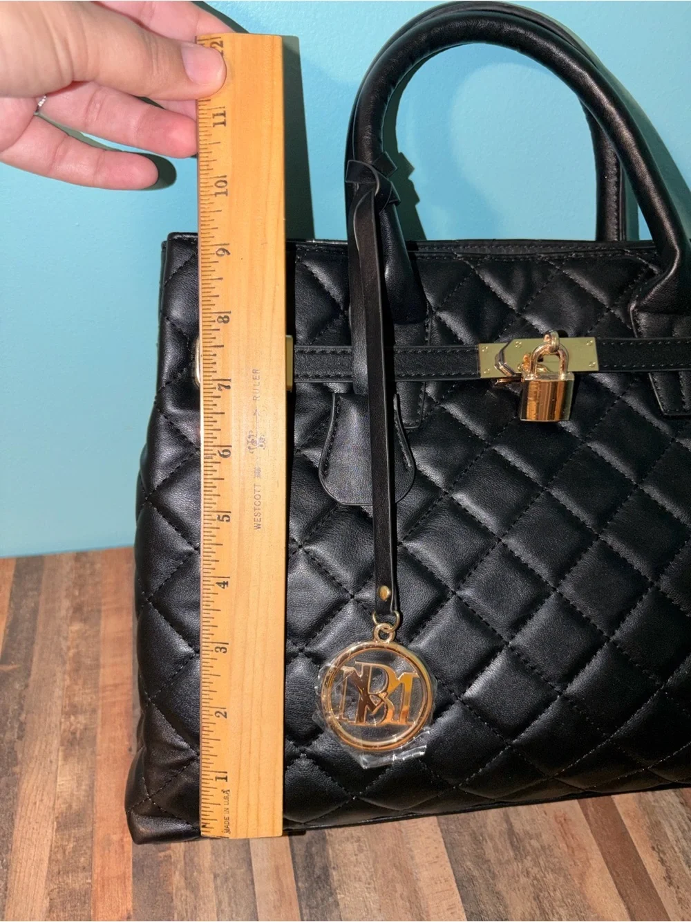 Badgley Mischka chic quilted